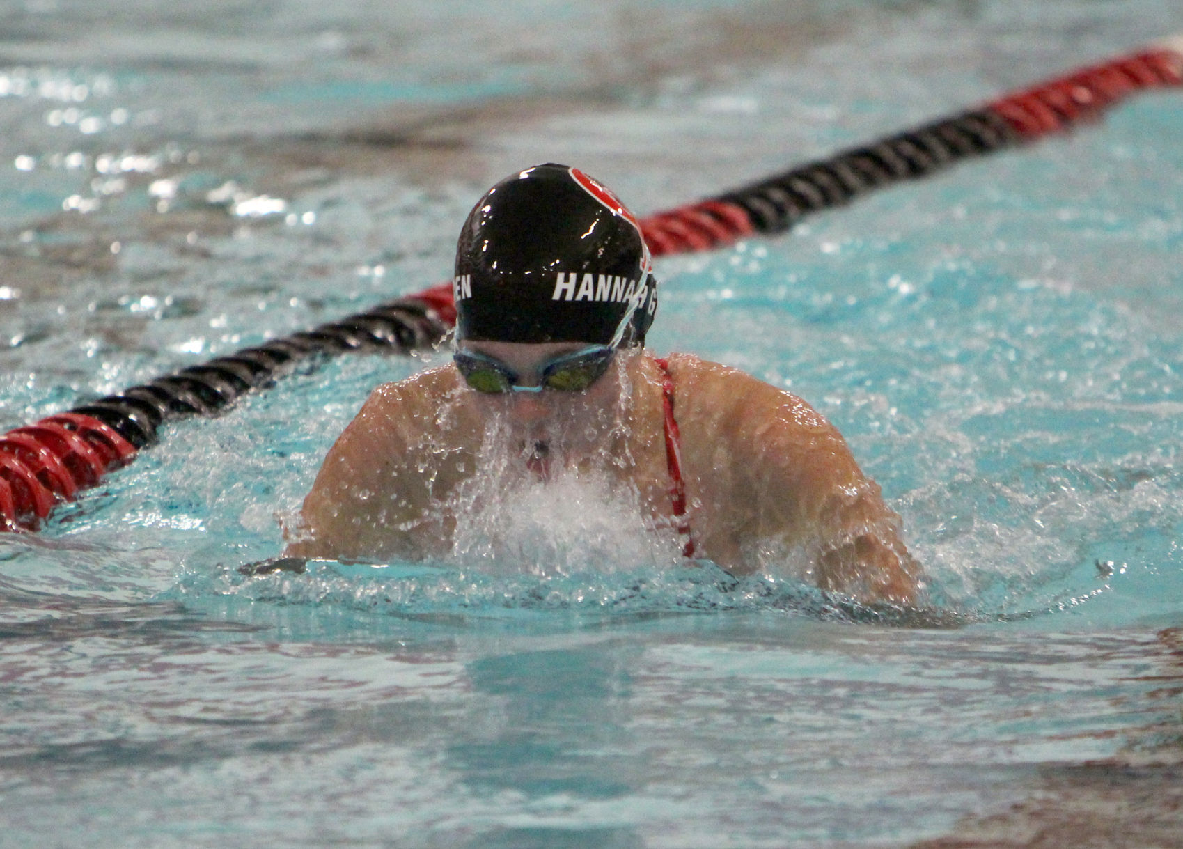 Hudson at Chi-Hi girls swimming 9-10-19